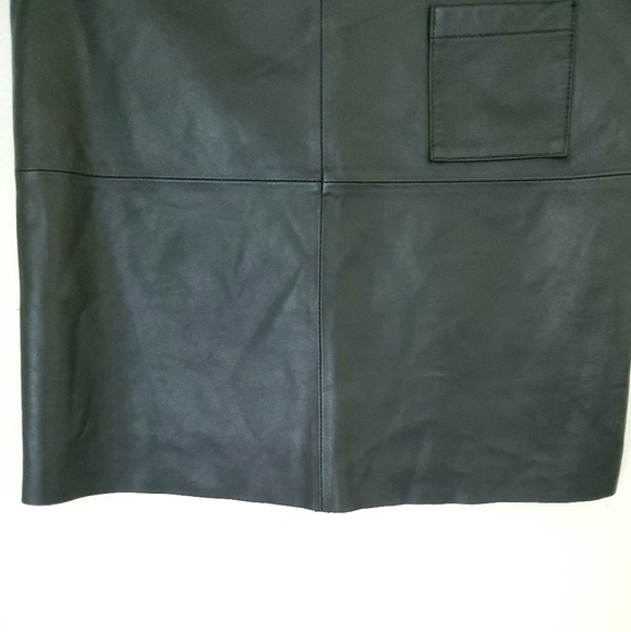 Bordeaux Leather Cap Sleeve Top - Picture 3 of 6